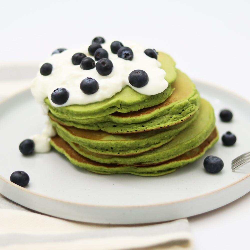 PANCAKES ULTRA MOELLEUX AU THÉ MATCHA