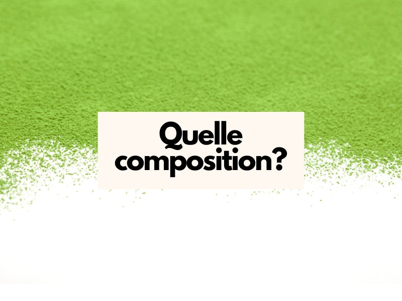 QUELLE EST LA COMPOSITION DU THÉ MATCHA ?