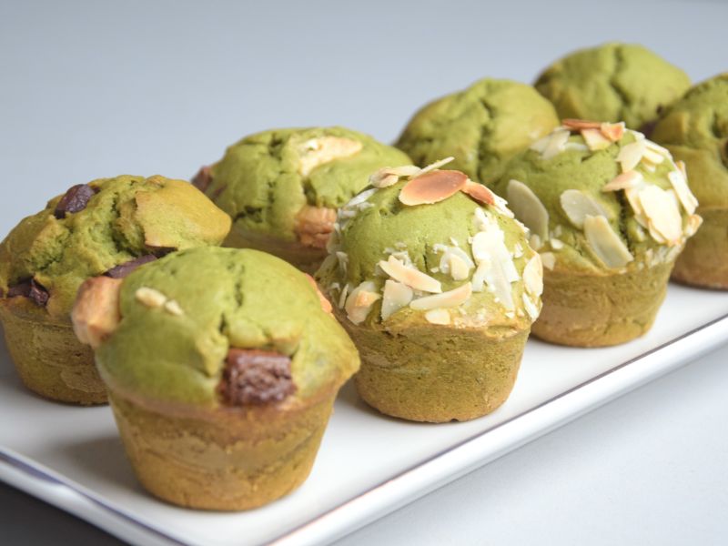MUFFINS AU THÉ MATCHA