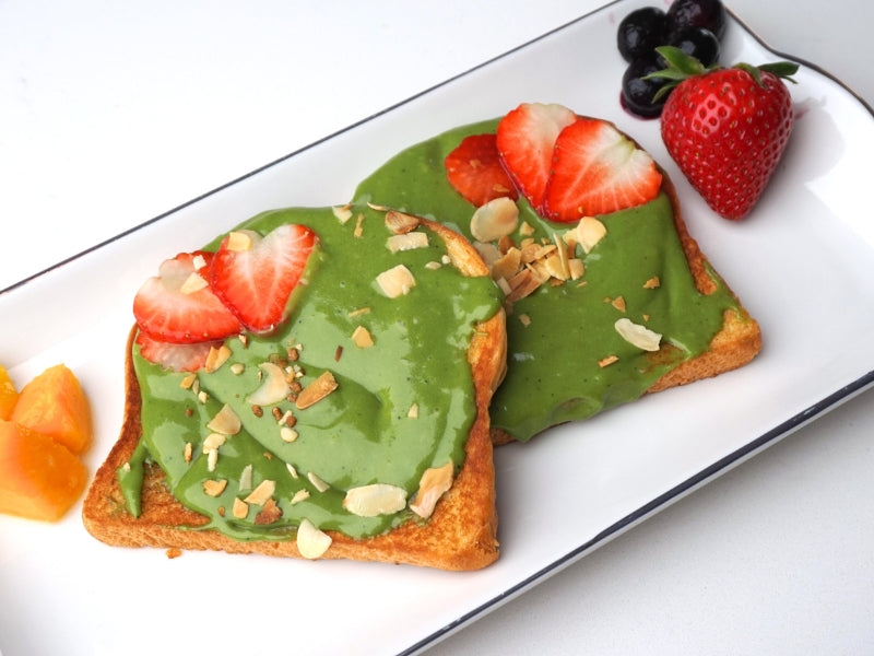 PÂTE CRÉMEUSE À TARTINER AU MATCHA