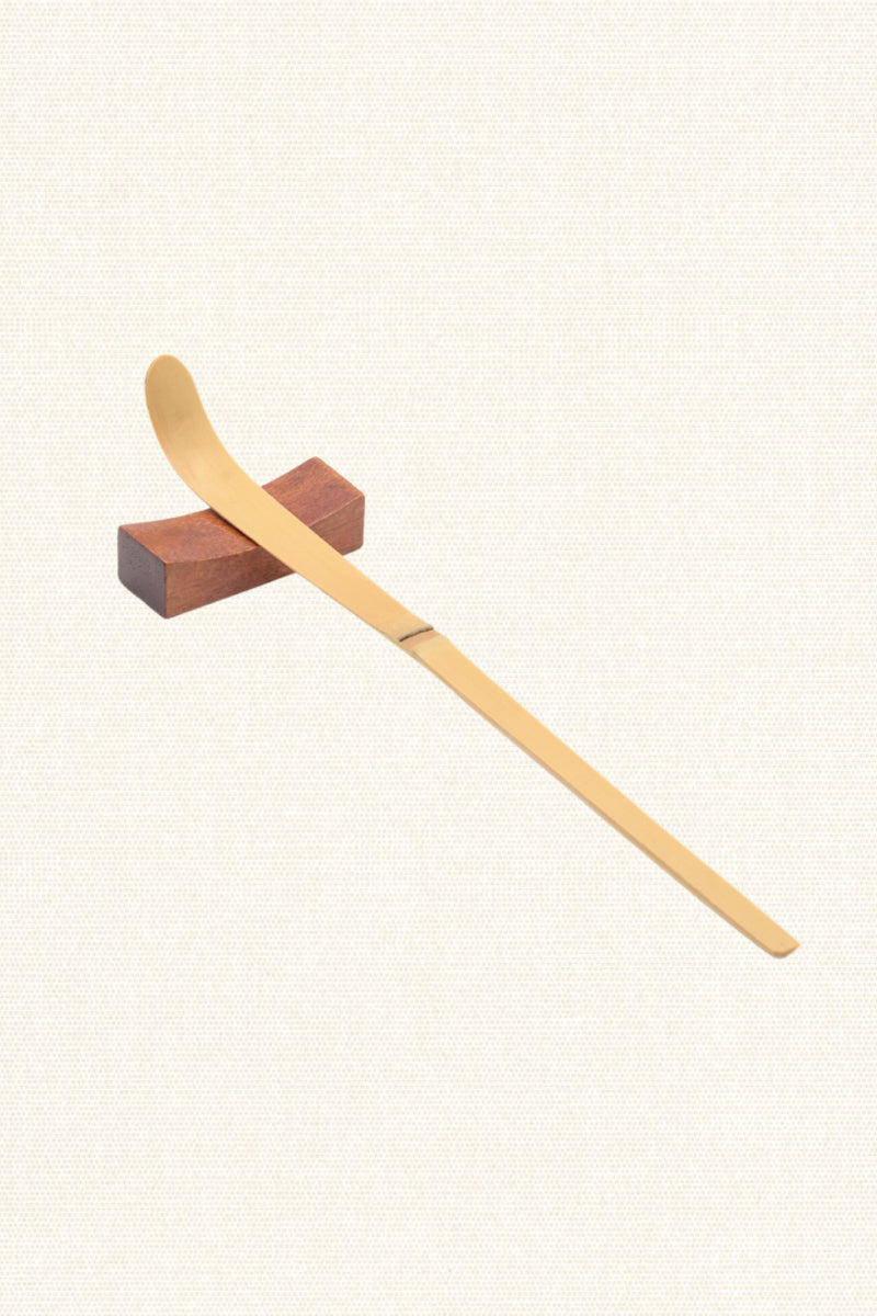 Support cuillère à matcha - marron