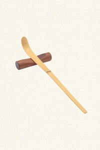 Support cuillère à matcha - brun