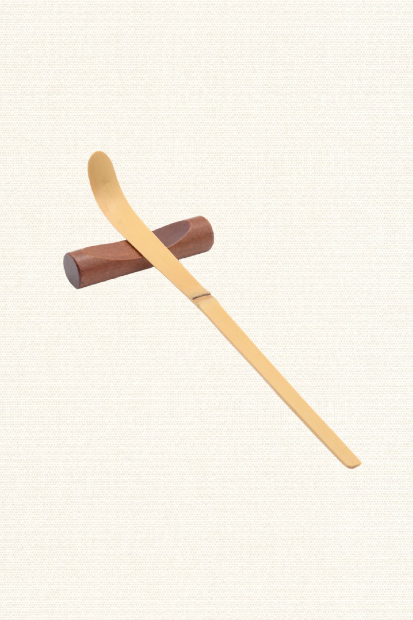 Support cuillère à matcha - brun