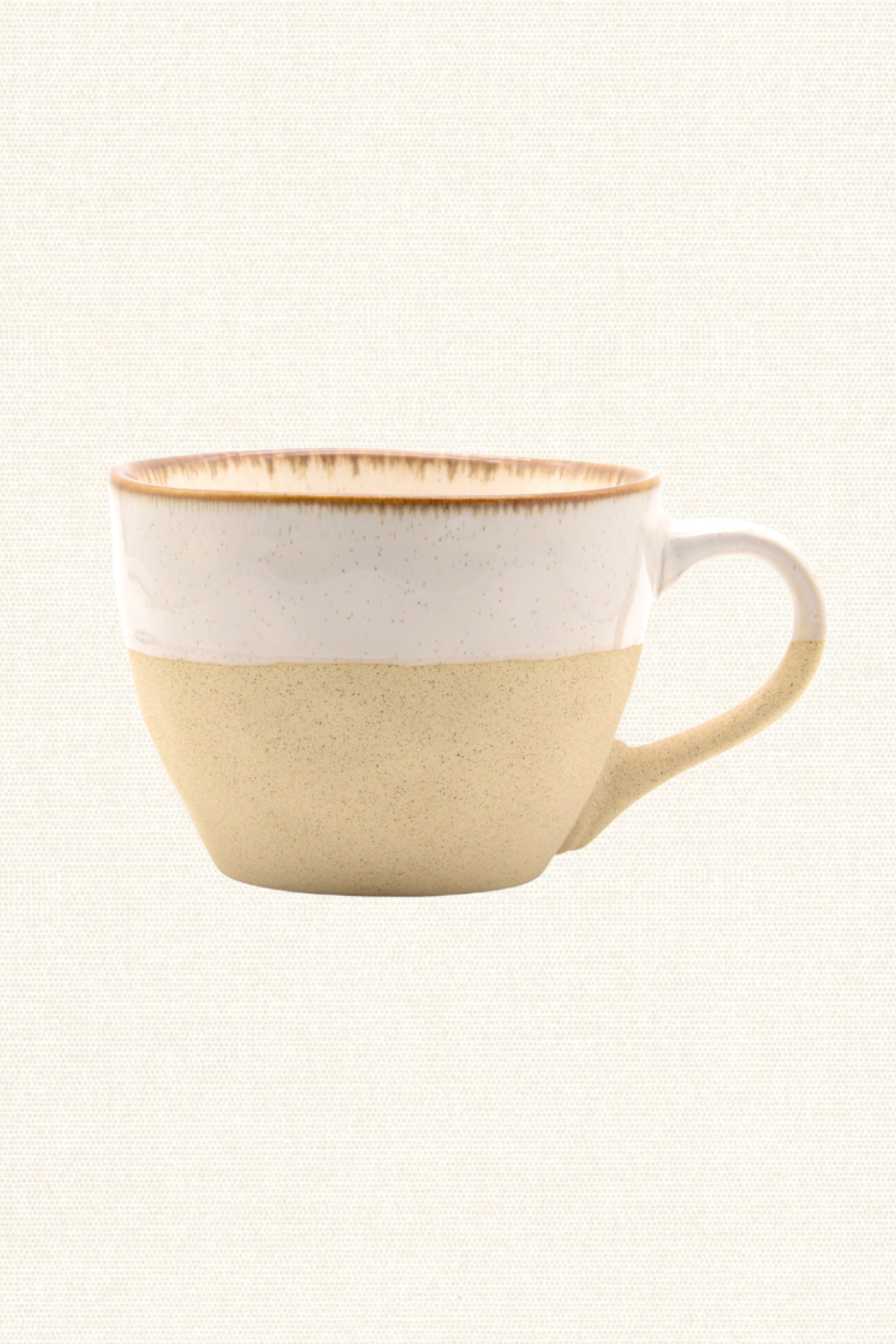 Tasse en grès bi-tons
