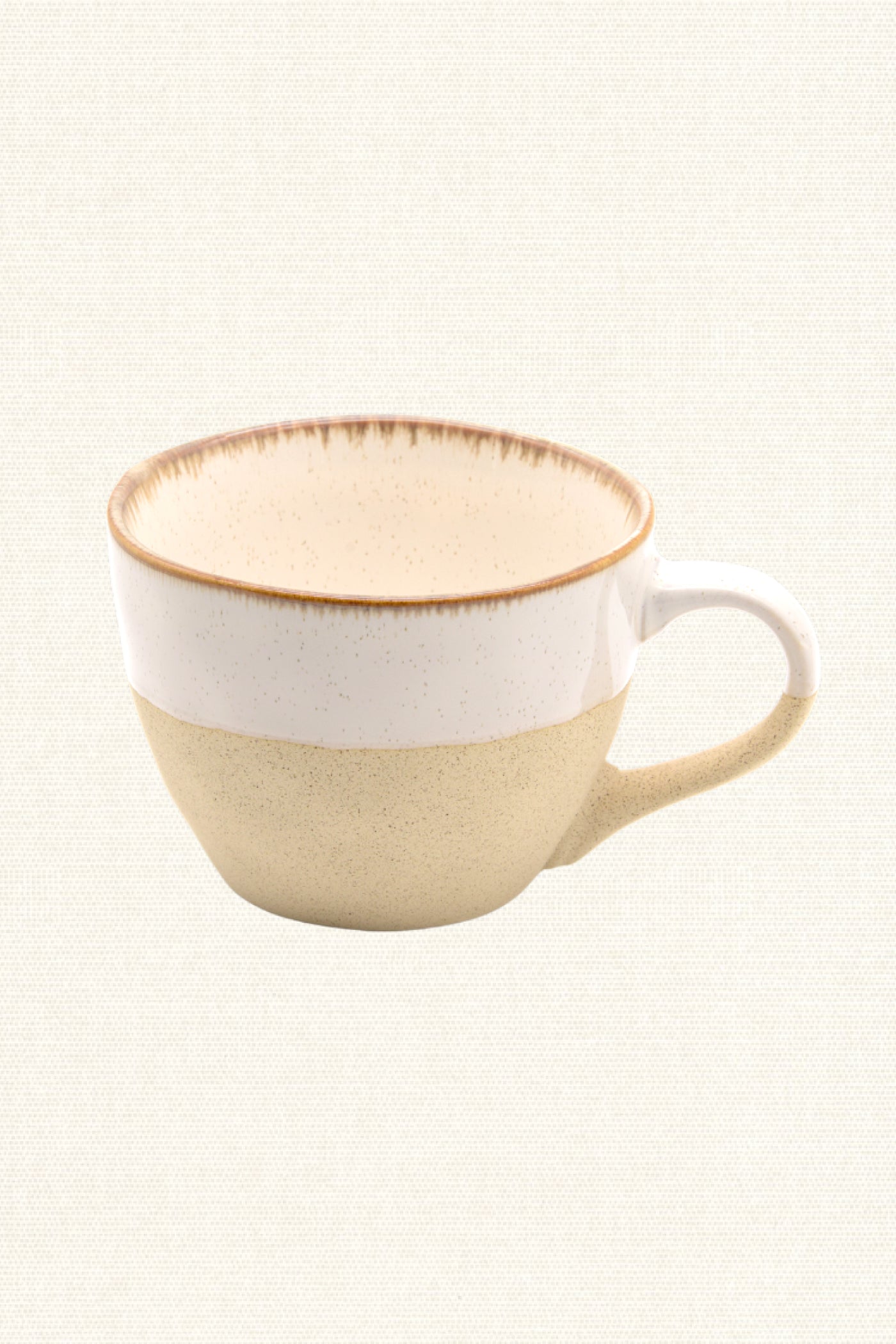 Tasse en grès bi-tons